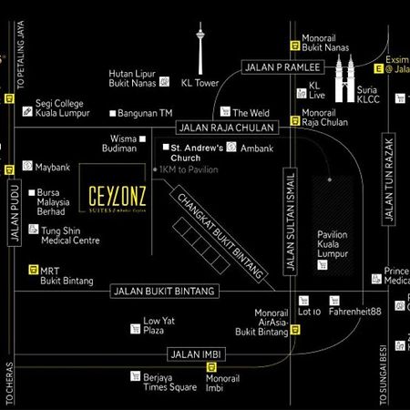Ceylonz Suites Kuala Lumpur, Roam Екстер'єр фото